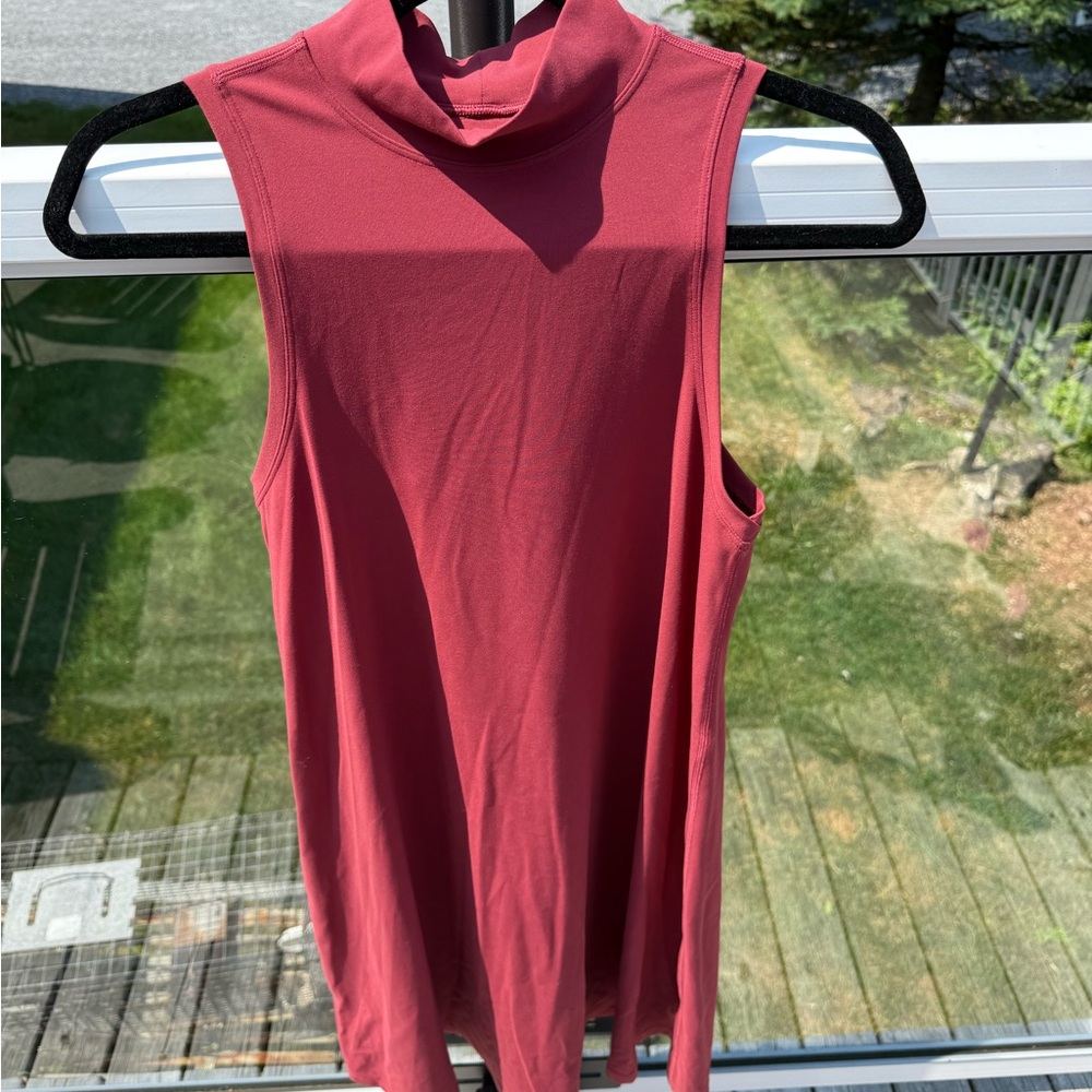 Lululemon Athletica Red Sleeveless Mini Dress